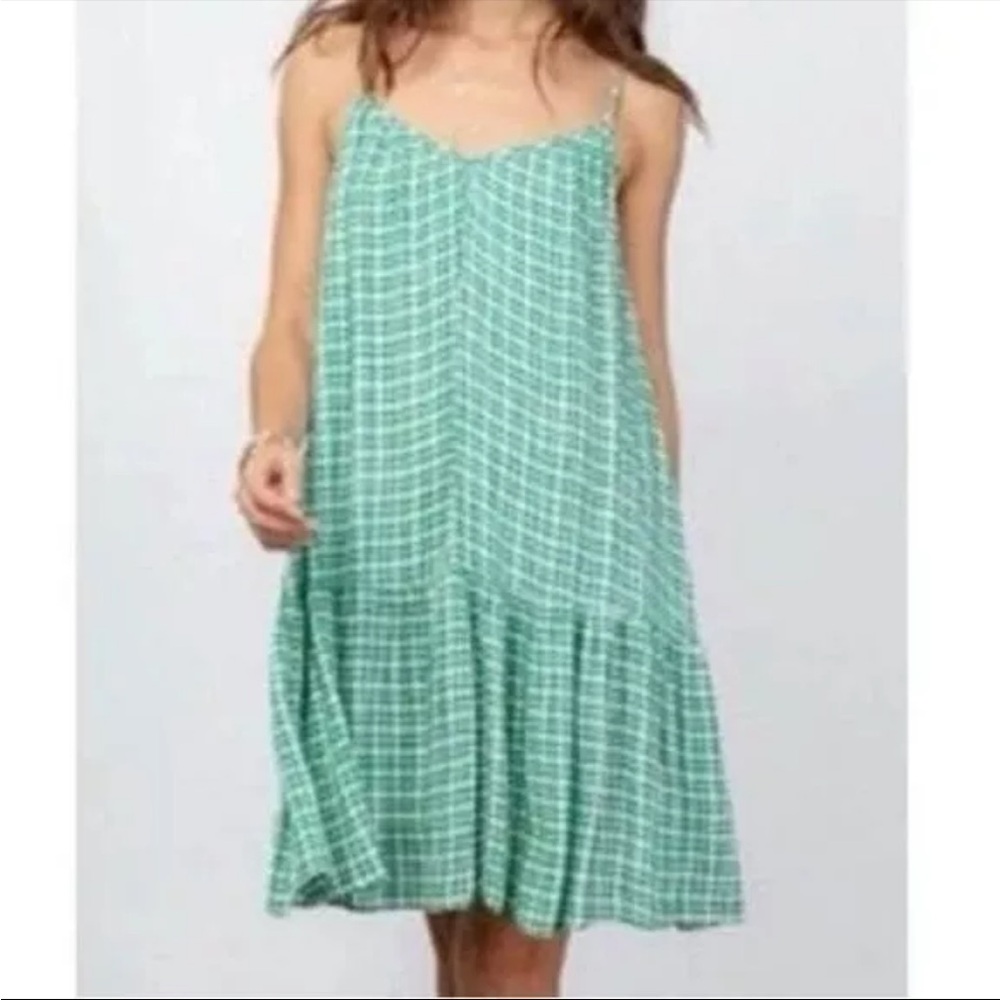 Rails Ari Green Plaid dress - NWT